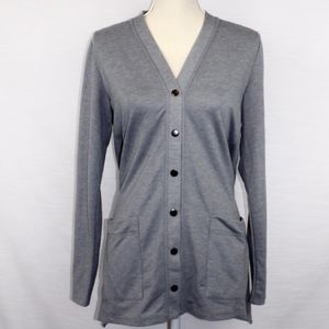 Logo Lounge Lori Goldstein French Terry Cardigan